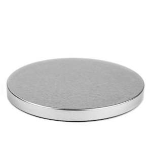 Silver Metal Flat Lid (3-Wick)