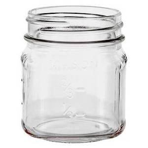 Mason Jar (Label ready) - 8oz