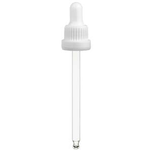 100ml Tamper Evident Dropper 18mm - White