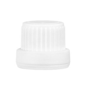 Dripulator Cap, Tamper Evident 18mm - White