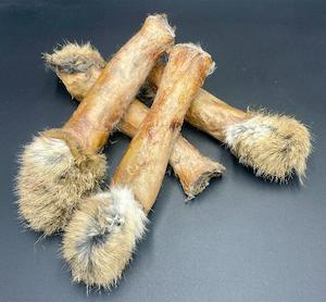 Animal food manufacturing: Air Dried Rabbit Skin Rolls