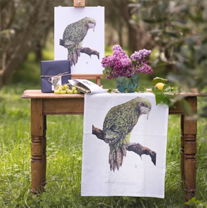 Specialised food: Kakapo Tea Towel