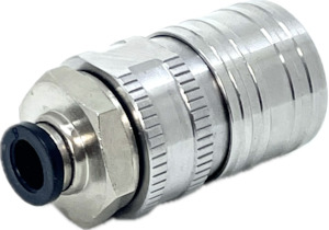 Stainless Steel 8mm hose connector (H2M8)