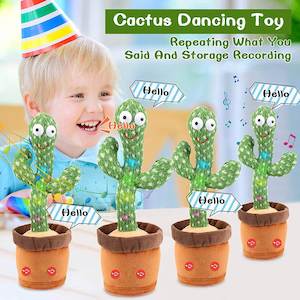 Birthday Gift Dancing and Singing Cactus Toy