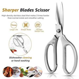 Homewares: Multifunctional Kitchen Shears Stainless Steel Scissors