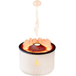 Homewares: Volcano Aroma Air Diffuser Humidifier Fire Flame