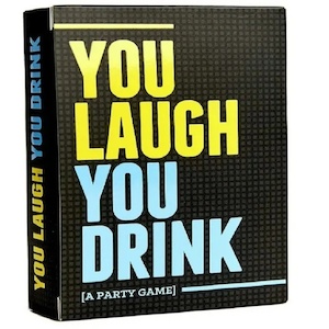 You Laugh You Drink Party Board Game Card