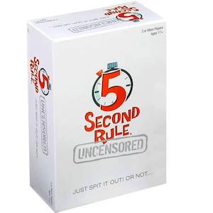 5-second Rule Party Board Game Card