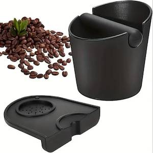 Barista-Grade Espresso Knock Box & Tamper Mat Set