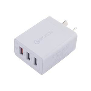 30W QC 3.0 3 Port USB Wall Charger Adapter