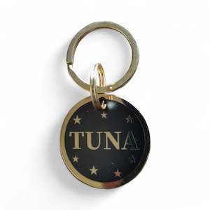 LUXE | Mirror Stainless | Round Cat & Dog ID Pet Tag