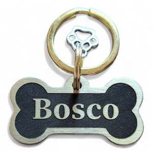 LUXE | Bespoke Brass | Bone Dog ID Pet Tag