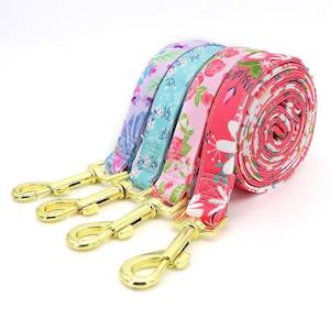 Flower Design Dog Lead