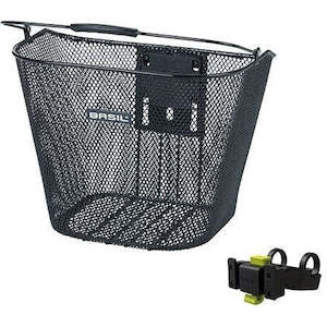 Basil Bremen KF Front Basket with Handlebar Holder