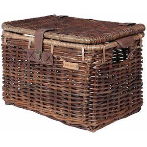 Basil Denton Rattan Basket With Lid