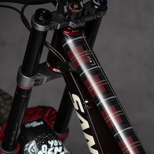 Frame Protectors: Dyedbro Red Tartan Frame Protection