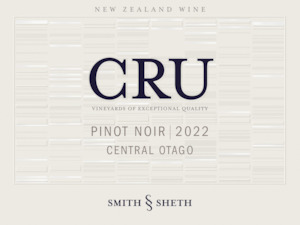 2022 Smith & Sheth CRU Central Otago Pinot Noir