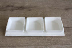 Cutlery wholesaling: Square Saucer Set with Tray