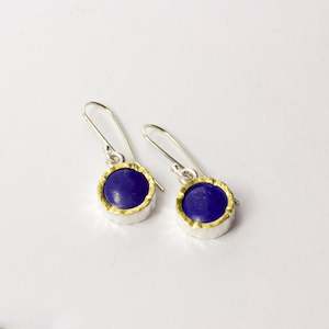 Jewellery: DM293C: Lapis lazuli earrings