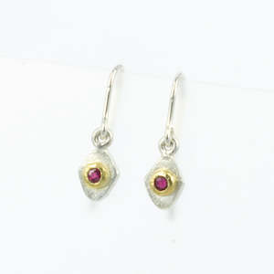 LA50: Ruby drop earrings