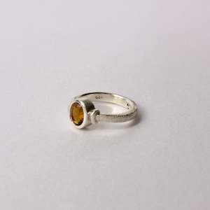 RK72: Cognac citrine ring