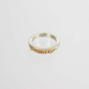 Jewellery: RMO35: Diamond granule ring