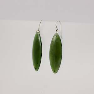 Jewellery: KAJ175: Polished pounamu earrings