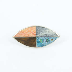 JA92: Five elements brooch