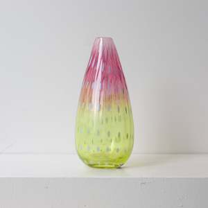 Jewellery: CJ190: Tall urchin - pink/lime