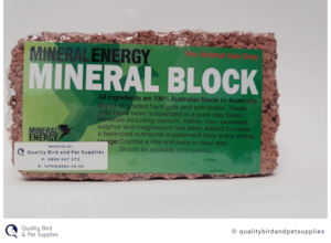 Pet: Mineral Energy Mineral Block