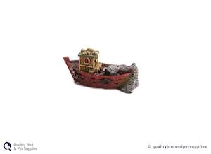 Pet: AquaWorld Fishing Boat Red