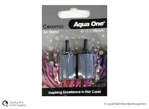 Aqua One Airstone Ceramic 25x15mm 2pk