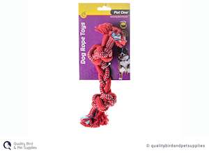 Pet: Pet One Dog Toy Rope With Knots