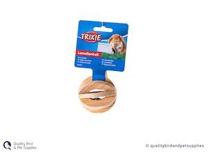 Pet: Trixie Slat Ball with bell 6cm