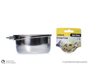 Pet: Avi One Coop Cup Feeder With Clamp Holder