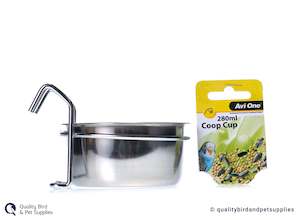 Pet: Avi One Coop Cup Feeder With Hook Holder