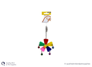 Avi One Acrylic Blossom with Bell Balls Bird Toy