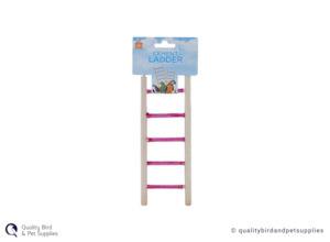 Allpet Bird Wooden Ladder Cement/Grit