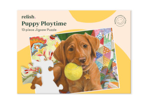 Puppy Playtime 13 piece puzzle