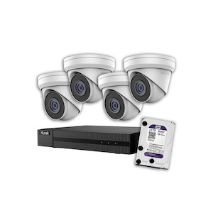 HILOOK 5MP IP 4-Channel Surveillance Camera Kit with 2TB