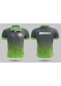 Polo Shirts: Green Archery Club Polo - Design 2