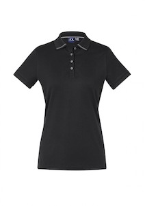 Ladies Aston Black Polo. NZ