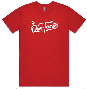 Que-Tensils Logo Tee - Red