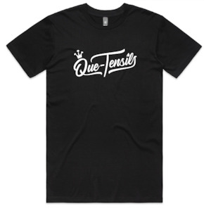 Que-Tensils Logo Tee - Black