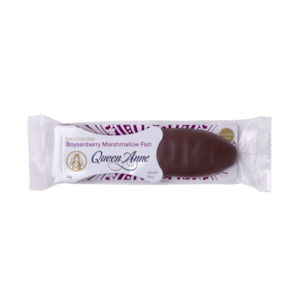 Dark Chocolate Boysenberry Marshmallow Fish 50g