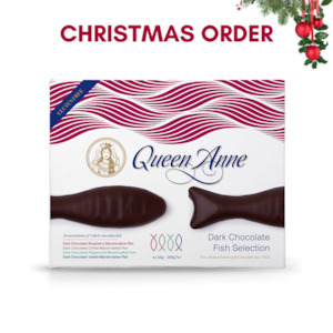 XMAS ORDER - Dark Chocolate Fish Selection 200g - (Raspberry, Coffee, Peppermint, Vanilla)