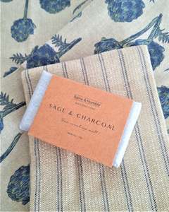 Artichoke Tea Towel Pack - Dark Slate with Soap