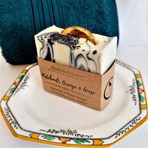 Gift: Paragon 'Longsdon' Dish with Patchouli, Orange & Anise Artisan Soap