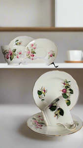 Duchess & Regency Cup, Saucer & Side Plate with teaspoons & cake forks