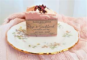 Gift: Royal Albert Dish with Rose & Sandalwood Artisan Soap